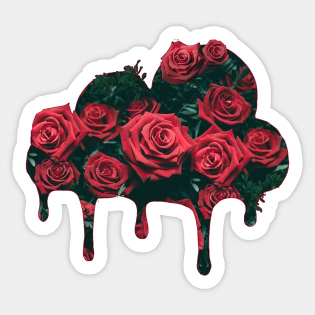 Dixie Damelio - be happy Cloud (flower rose)| Charli Damelio Hype House Tiktok Sticker by Vane22april